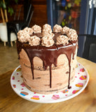 10 layer triple chocolate cake
